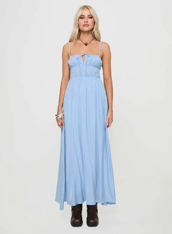 Jersie Maxi Dress Blue