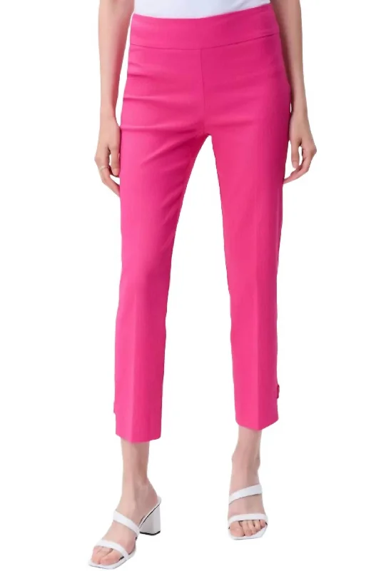 Mega Sale Happening Now!Cropped Pull-On Pants In Dazzle Pink