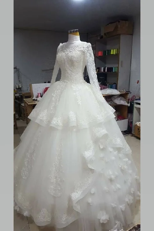 Special Offer – Act Fast!High Collar Muslim Wedding Gown Lace Long Sleeves Vestido de casamento muçulmano Special Offer – Act Fast!High Collar Muslim Wedding Gown Lace Long Sleeves Vestido de casamento muçulmano
