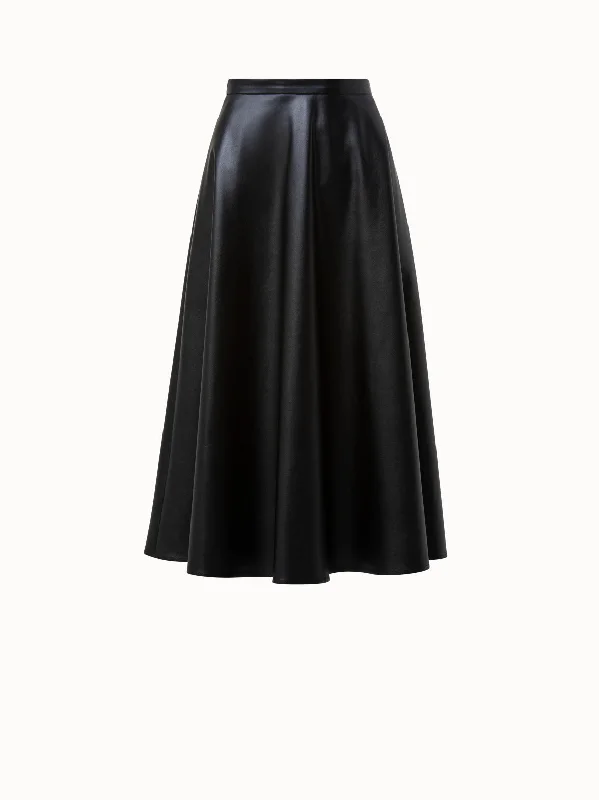 The Sale You’ve Been Waiting For!Full Circle Faux Leather Midi Skirt