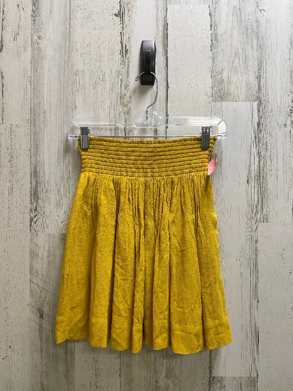 Hurry, Sale Ends Soon!Skirt Mini & Short By Banana Republic In Yellow, Size: Xs