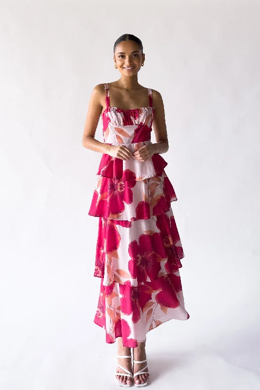 Huge Price Cuts Await!Abbie Floral Maxi Dress