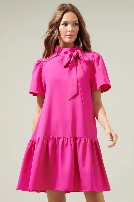 Amazing Prices You Can’t Resist!Tania Shift Ruffle Mini Dress